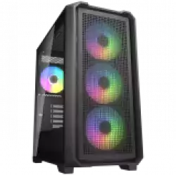 COUGAR MX600 Mini V2 RGB PC Case, Mini Tower, Black