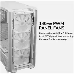 COUGAR MX600 PC Case, Mid Tower, White
