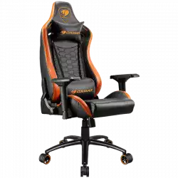 COUGAR OUTRIDER S, Gaming Chair, Body-embracing High Back Design, Premium PVC Leather, Head and Lumbar Pillow, 180º Reclining, Full Steel Frame, 4D Adjustable Armrest, Class 4 Gas Lift Cylinder