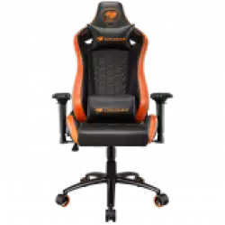 COUGAR OUTRIDER S, Gaming Chair, Body-embracing High Back Design, Premium PVC Leather, Head and Lumbar Pillow, 180º Reclining, Full Steel Frame, 4D Adjustable Armrest, Class 4 Gas Lift Cylinder