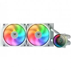 COUGAR POSEIDON ELITE ARGB 240 White AiO Liquid Watercooling                          