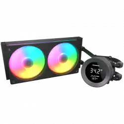 COUGAR Poseidon Vistek ARGB 240 AiO Liquid Watercooling - Black