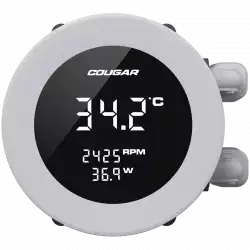 COUGAR Poseidon Vistek ARGB 240 AiO Liquid Watercooling - White