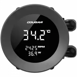 COUGAR Poseidon Vistek ARGB 240 AiO Liquid Watercooling - Black