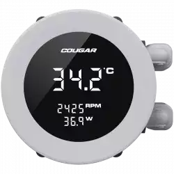 COUGAR Poseidon Vistek ARGB 360 AiO Liquid Watercooling - White