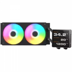 COUGAR Poseidon Vistek Pro ARGB 240 AiO Liquid Watercooling - Black