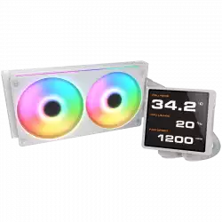 COUGAR Poseidon Vistek Pro ARGB 240 AiO Liquid Watercooling - White
