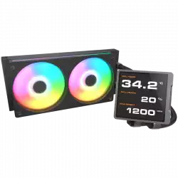 COUGAR Poseidon Vistek Pro ARGB 240 AiO Liquid Watercooling - Black