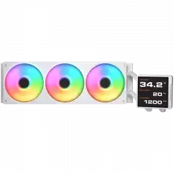 COUGAR Poseidon Vistek Pro ARGB 360 AiO Liquid Watercooling - White