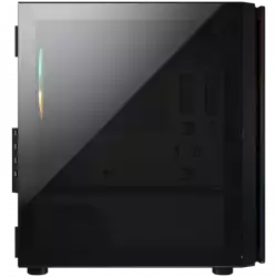 COUGAR Purity RGB (Black), Mini Tower, 1x 120 ARGB Fans, RGB Button, 3mm Tempered Glass, Mini ITX / Micro ATX, USB 3.0 x 2, USB 2.0 x 1, Mic x 1 / Audio x 1