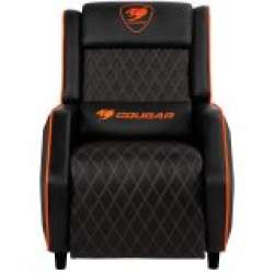 COUGAR Ranger - Orange, Gaming Sofa, Headrest & Lumbar Design, Breathable Premium PVC Leather, Diamond Check Pattern Design, Recliner system 95°~160°, Weight Capacity 160 kg, Product Weight 32.5kg