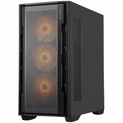 COUGAR UNIFACE RGB PC Case, Mid Tower, Black