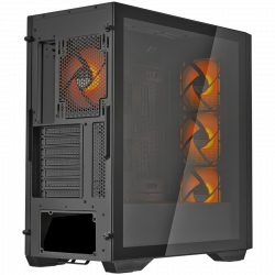 COUGAR UNIFACE RGB PC Case, Mid Tower, Black