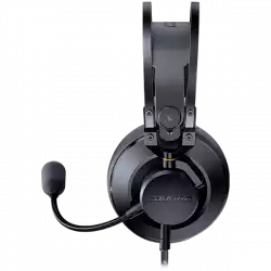 COUGAR VM410, 53mm Graphene Diaphragm Drivers, 9.7mm Noise Cancellation Microphone, Volume Control and Microphone Switch Control, 259g Ultra Lightweight Suspended Leatherlike Headband Design