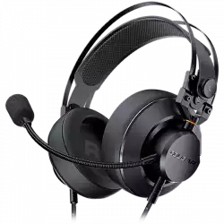 COUGAR VM410, 53mm Graphene Diaphragm Drivers, 9.7mm Noise Cancellation Microphone, Volume Control and Microphone Switch Control, 259g Ultra Lightweight Suspended Leatherlike Headband Design