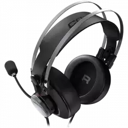 COUGAR VM410 Iron, 53mm Graphene Diaphragm Drivers, 9.7mm Noise Cancellation Microphone, Volume Control and Microphone Switch Control, 259g Ultra Lightweight Suspended Leatherlike Headband Design