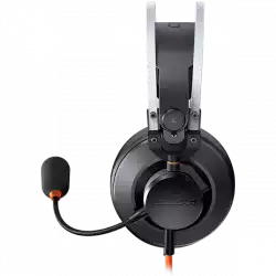 COUGAR VM410 Tournament, 53mm Graphene Diaphragm Drivers, 9.7mm Noise Cancellation Microphone, Volume Control and Microphone Switch Control, 259g Ultra Lightweight Suspended Leatherlike Headband Design
