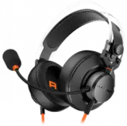 COUGAR VM410 Tournament, 53mm Graphene Diaphragm Drivers, 9.7mm Noise Cancellation Microphone, Volume Control and Microphone Switch Control, 259g Ultra Lightweight Suspended Leatherlike Headband Design