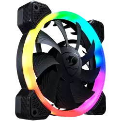 COUGAR VORTEX ARGB VK120, Cooling Fan, Hydro-Dynamic Bearing, 48.98 CFM ± 10% air flow, 1.04 mmH20 ± 10% Static Pressure, Speed 600-1500RPM ± 200RPM, 120 x 120 x 25mm