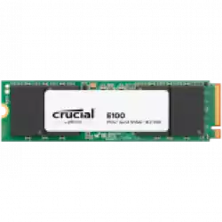 Crucial E100 2TB SSD PCIe 4.0 Gen4 M.2 2280 NVMe, Read/Write: 5000/3000 MB/s