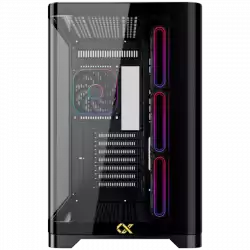 Crystal Storm V2 EN49392 (BK,EATX,U3+U2,Front Curved & Left TG,3PCS J22A PWM Reverse & 1PC J22A PWM,ARGB PCB)