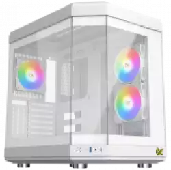 Xigmatek CUBI Arctic EN41983 White, E-ATX/ATX/M-ATX/MINI ITX, USB-C X 1,HD AUDIO, 3PCS TG, 6PCS Z20A Arctic & Galaxy II Fan Control Kit