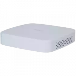 Dahua 8-channel 1U NVR, Up to 12Mp, H.265+/H.265, Max 80 Mbps incoming bandwidth, 1xVGA, 1xHDMI, 1xSATA up to 16TB, 2xUSB 2.0, 1xAudio two way talk, DC12V/1.5A, 3W, Without HDD.