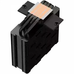 DeepCool AG400 BK ARGB, CPU Air Cooler, 1x120mm ARGB PWM Fan, TDP 220W, 4 Heatpipes, Black, LGA1700/1200/115x, AMD AM5/AM4, 125x92x150 mm(LxWxH), 2Y, R-AG400-BKANMC-G-2