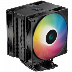 DeepCool AG400 BK ARGB V2, CPU Air Cooler, 1x120mm ARGB PWM Fan, ARGB Top Cover, TDP 220W, 4 Heatpipes, Black, LGA1851/1700/1200/115x, AMD AM5/AM4, 125x92x154 mm(LxWxH), 2Y, R-AG400-BKAMMN-GJD DeepCool AG400 BK ARGB V2, CPU Air Cooler, 1x120mm ARGB PWM Fan, ARGB Top Cover, TDP 220W, 4 Heatpipes, Black, LGA1851/1700/1200/115x, AMD AM5/AM4, 125x92x154 mm(LxWxH), 2Y, R-AG400-BKAMMN-GJD