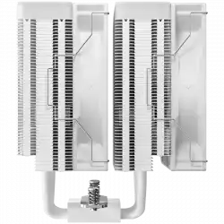 DeepCool AG620 WH ARGB V2, CPU Air Cooler, 2x120mm ARGB PWM Fan, Core Touch Technology 2.0, 6 Heatpipes, White, LGA1851/1700/1200/115x, AMD AM5/AM4, 129x136x161 mm(LxWxH), 2Y, R-AG620-WHAMMN-GJD