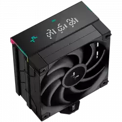 DeepCool AK400 DIGITAL PRO, CPU Air Cooler, 1x120mm FT12 SE PWM Fan, Digital Display, ARGB, Core Touch Technology 2.0, 4 Heatpipes, LGA1851/1700/1200/115x, AMD AM5/AM4, 126x97x159 mm(LxWxH), 3Y, R-AK400-BKAPMN-G