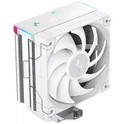 DeepCool AK400 DIGITAL PRO WH, CPU Air Cooler, 1x120mm FT12 SE PWM Fan, Digital Display, ARGB, Core Touch Technology 2.0, 4 Heatpipes, White, LGA1851/1700/1200/115x, AMD AM5/AM4, 126x97x159 mm(LxWxH), 3Y, R-AK400-WHAPMN-G
