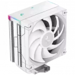 DeepCool AK400 DIGITAL PRO WH, CPU Air Cooler, 1x120mm FT12 SE PWM Fan, Digital Display, ARGB, Core Touch Technology 2.0, 4 Heatpipes, White, LGA1851/1700/1200/115x, AMD AM5/AM4, 126x97x159 mm(LxWxH), 3Y, R-AK400-WHAPMN-G