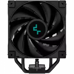 DeepCool AK400 ZERO DARK PLUS, CPU Air Cooler, 2x120mm FDB PWM Fan, Core Touch Technology 2.0, 4 Heatpipes, LGA1851/1700/1200/115x, AMD AM5/AM4, 127x123x155 mm(LxWxH), 3Y, R-AK400-BKNNMD-G-1