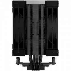 DeepCool AK400 ZERO DARK PLUS, CPU Air Cooler, 2x120mm FDB PWM Fan, Core Touch Technology 2.0, 4 Heatpipes, LGA1851/1700/1200/115x, AMD AM5/AM4, 127x123x155 mm(LxWxH), 3Y, R-AK400-BKNNMD-G-1