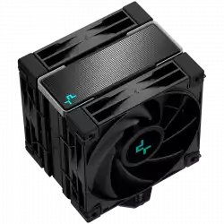 DeepCool AK400 ZERO DARK PLUS, CPU Air Cooler, 2x120mm FDB PWM Fan, Core Touch Technology 2.0, 4 Heatpipes, LGA1851/1700/1200/115x, AMD AM5/AM4, 127x123x155 mm(LxWxH), 3Y, R-AK400-BKNNMD-G-1
