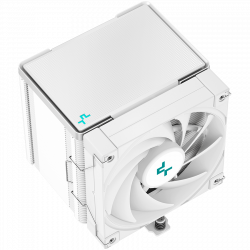 DeepCool AK500 WH, CPU Air Cooler, 1x120mm FK120 PWM Fan, TDP 240W, 5 Heatpipes, White, LGA2066/2011-v3/2011/1700/1200/115x, AMD AM5/AM4, 127x117x158 mm(LxWxH), 3Y, R-AK500-WHNNMT-G