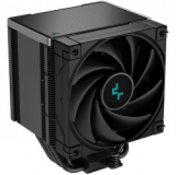 DeepCool AK500 Zero Dark, CPU Air Cooler, 1x120mm FK120 PWM FDB Fan, Digital Display, ARGB, TDP 240W, 5 Heatpipes, Black, LGA2066/2011-v3/2011/1700/1200/115x, AMD AM5/AM4, 127x117x160 mm(LxWxH), 3Y,R-AK500-BKNNMT-G-1