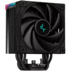 DeepCool AK500S Digital, CPU Air Cooler, 1x120mm FK120 PWM FDB Fan, ARGB, Digital Display, TDP 240W, 5 Heatpipes, Fluid Dynamic Bearing, LGA1700/1200/1151/1150/1155, AMD AM5/AM4, 125×96×160 mm(LxWxH), 3Y,R-AK500S-BKADMN-G