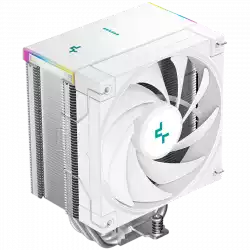 DeepCool AK500S DIGITAL SE WH, CPU Air Cooler, 1x120mm FK120 PWM FDB Fan, ARGB, Digital Display, 5 Heatpipes, Fluid Dynamic Bearing, White, LGA1851/1700/1200/1151/1150/1155, AMD AM5/AM4, 125x96x160 mm(LxWxH), R-AK500S-WHADMN-GJD, 3Y                          