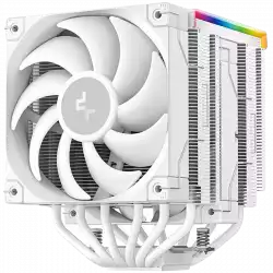 DeepCool AK620 DIGITAL PRO WH, CPU Air Cooler, 2x120mm FT12 SE PWM Fans, 6 Heatpipes, White, LGA2066/2011-v3/2011/1851/1700/1200/115x, AMD AM5/AM4, 129x138x163 mm(LxWxH), R-AK620-WHAPMN-G, 3Y