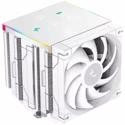 DeepCool AK620 DIGITAL PRO WH, CPU Air Cooler, 2x120mm FT12 SE PWM Fans, 6 Heatpipes, White, LGA2066/2011-v3/2011/1851/1700/1200/115x, AMD AM5/AM4, 129x138x163 mm(LxWxH), R-AK620-WHAPMN-G, 3Y
