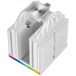 DeepCool AK620 DIGITAL PRO WH, CPU Air Cooler, 2x120mm FT12 SE PWM Fans, 6 Heatpipes, White, LGA2066/2011-v3/2011/1851/1700/1200/115x, AMD AM5/AM4, 129x138x163 mm(LxWxH), R-AK620-WHAPMN-G, 3Y