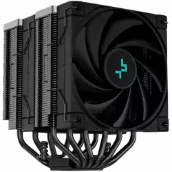 DeepCool AK620 Zero Dark, CPU Air Cooler, 1x120mm FK120 PWM FDB Fan, ARGB, 6 Heatpipes, Fluid Dynamic Bearing, LGA2066/2011-v3/2011/1700/1200/1151/1150/1155, AMD AM5/AM4, 3Y, R-AK620-BKNNMT-G-1