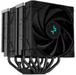 DeepCool AK620 Zero Dark, CPU Air Cooler, 1x120mm FK120 PWM FDB Fan, ARGB, 6 Heatpipes, Fluid Dynamic Bearing, LGA2066/2011-v3/2011/1700/1200/1151/1150/1155, AMD AM5/AM4, 3Y, R-AK620-BKNNMT-G-1