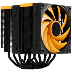 DeepCool AK620 ZERO DARK ZORIA, CPU Air Cooler, 2x120mm PWM Fan, 6 Heatpipes, LGA2066/2011-v3/2011/1700/1200/115x, AMD AM5/AM4, 129x138x160 mm(LxWxH), 3Y, R-AK620-BKNPMN-E