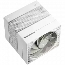 DeepCool ASSASSIN VC ELITE WH, CPU Air Cooler, 1x120mm + 1x140mm FDB Fans, Fan Speed Switch, Vapor Chamber, 7 Heatpipes, White, LGA20xx/1851/1700/1200/115x, AMD AM5/AM4, 144x147x164 mm(LxWxH), R-ASN4-WHNVNN-GJD, 6Y