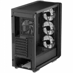 DeepCool CC560 MESH V2, Mid Tower, Mini-ITX/Micro-ATX/ATX, 2xUSB3.0, 1xAudio, 4x120mm Pre-Installed ARGB Fans, Tempered Glass, Mesh Panel, Black, R-CC560-BKAMA4-G-2