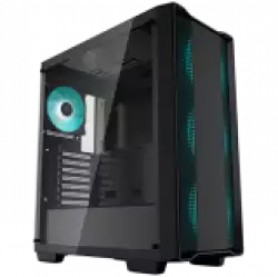 DeepCool CC560, Mid Tower, Mini-ITX/Micro-ATX/ATX, 1xUSB3.0, 1xUSB2.0, 1xAudio, 4x120mm Pre-Installed LED Fans, Tempered Glass, Mesh Panel