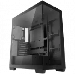 DeepCool CG580, Mid Tower, Mini-ITX/Micro-ATX/ATX, Rear Connector support, 2xUSB3.0, 1xAudio, Tempered Glass, Mesh Panel, Black, R-CG580-BKNDA0-G-1                          